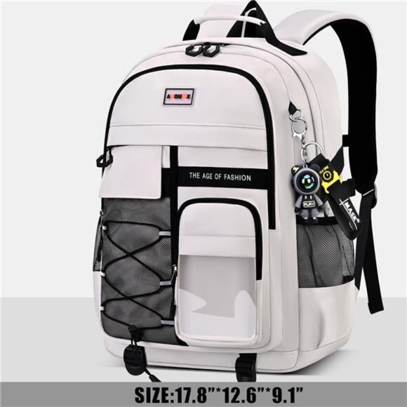 School Backpack for 15.6" Laptop,Fashion Waterproof School Bag for Boys - Picture 6 of 7